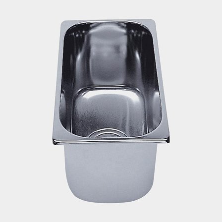 Spülbecken Boot, rechteckig, 320 x 170 mm, Edelstahl, Silber - Boot