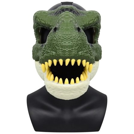 3D Dinosaur Maske Lifelike Raptor Dino Moving Jaw Dinosaur Maske