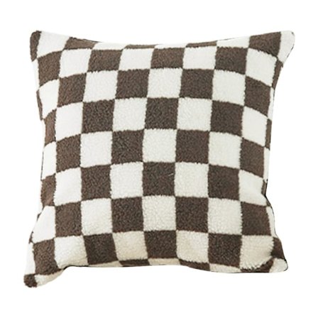 Putevar Ultramyk Hjemmedekorasjon Kort Plysj Rutete Sofa Putetrekk Hjemmerekvisitter QingHai