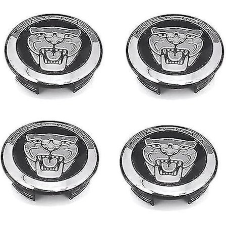 4 kpl Musta 59mm Keskiöpyörän Keskiöhattuja Jaguar X Type Xk Xf Xj Xj8 Xj6 Yalo