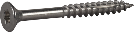 ESSVE ESSDRIVE Träskruv 6 mm Ø, försänkt, A2 Rostfritt stål A2, Infästning