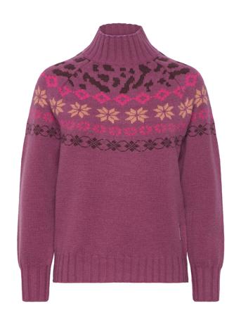 Ingrid Knit Sport Women Sport Clothing Sport Sweatshirts & Hoodies Sport Knitwear Purple Kari Traa