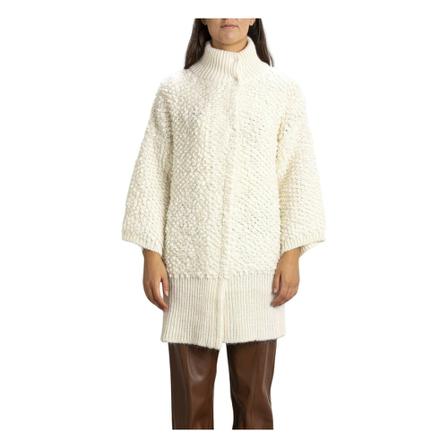 Liu Jo, Coat IN Knit_M Wit, Dames, Maat:S
