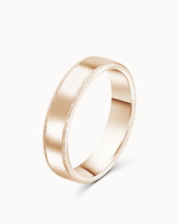 Smooth Ring Michael for Men 18K Rose Gold - Engagement Rings & Wedding Rings from Vanbruun