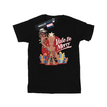 Marvel Yule Be Merry T-shirt S Svart