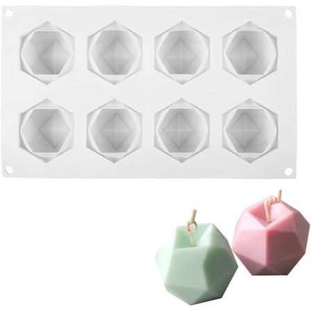 Silikonform för ljus 1 st, silikonformar för ljus DIY