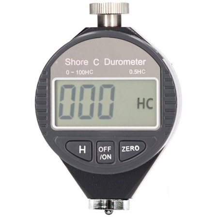 Kannettava digitaalinen kovuusmittari, 0-100 Shore tyyppi A/C/D durometri LCD-näytöllä kumille, renkaille, muoville, termoplastiselle muoville, 