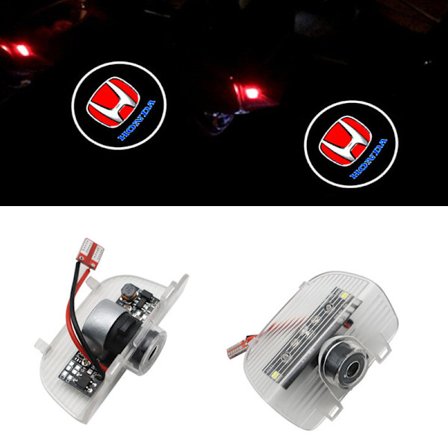 Lämplig för Honda välkomstljus Accords Platinum Odyssey cr-z Allison bil led dörrprojektionsljus (2-pack)