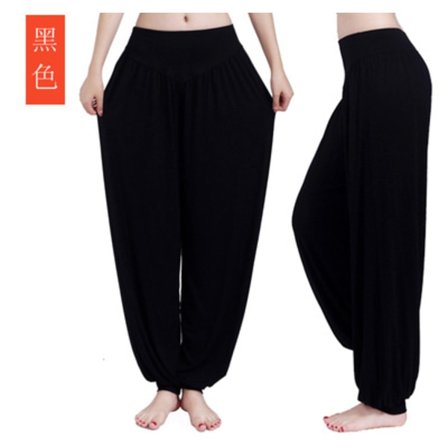 Hot Dame Stor Størrelse Casual Modal Harem Bukser Dame Danseøvelse Bukser Yoga Dress