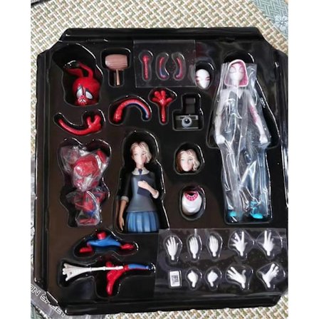 Ny ML Legends Spiderman Hahmo Spider-Man Into The Spider-Verse Sv Peter B. Parker Sentinel Miles Toimintahahmot Malli Lelut