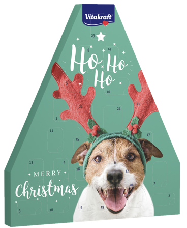 Vitakraft - Vitakraft julekalender hund - Hund - Hundegodbiter & tyggebein - Belønningsgodbiter for hund - ZOO.no
