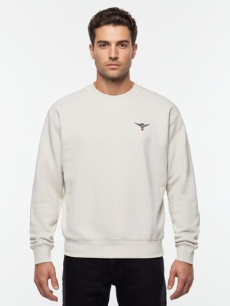 Accademia Militare Felpa Senza Zip Uomo Grigio