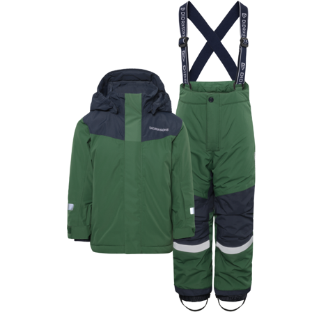 Didriksons Skare Set Kids Pine Green