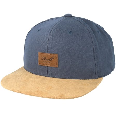 Reell - Grå snapback Caps - Suede Charcoal/Brown Snapback @ Hatstore