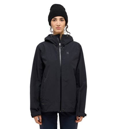 Haglöfs Rosson Proof Jacket Women True Black - Damen - L