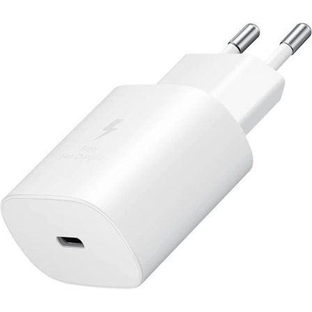 25W Usb-C hurtigoplader til Samsung Galaxy A34 - A54 - A14 - A23 - S23 - Z Flip4 - Xcover [Hvid]