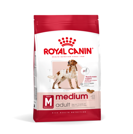 Royal Canin - Medium Adult tørrfôr for hunder 15 kg - Hund - Hundefôr & hundemat - Tørrfôr for hund - ZOO.no