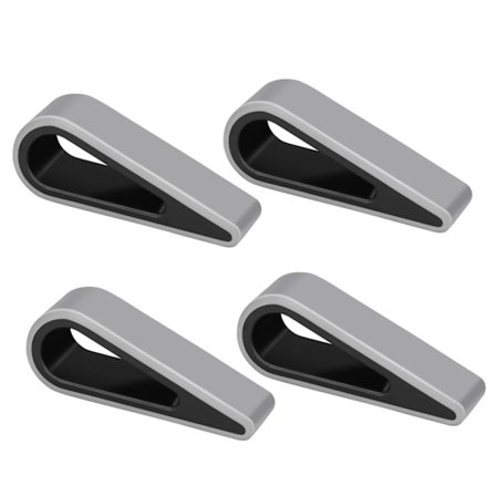 Universelt stativ for bærbar PC/datamaskin-tastatur, [4-pakning], Ultrakompakt, bærbart, ventilert stativ og stativ for bærbar PC-tastatur - Svart