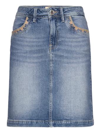 Mmvicky Sunchaser Skirt Blue MOS MOSH