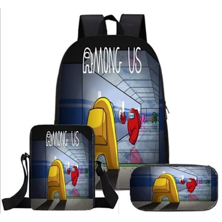 Among Us -reppu, lasten reppu, Crewmate, takaisin kouluun.