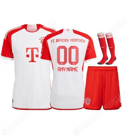 23-24 Manchester City Hemma fotbollsdräkt för barn bayern 23/24 home kit #custom #20 (5-6 years)