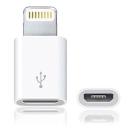 5-PACK MicroUSB adapter, ladda iPhone med universal-laddare!