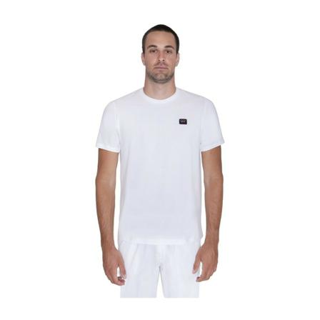 Paul & Shark T-shirt basic con patch logo heritage Hvid, Herre T-shirts