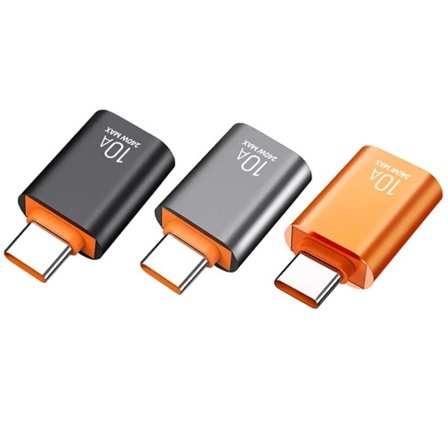 USB 3.0 Typ-C Data Adapter Typ C 10A OTG USB C Male To USB Kvinna Omvandlare För Macbook Xiaomi Samsung S20 Snabb OTG kontakt