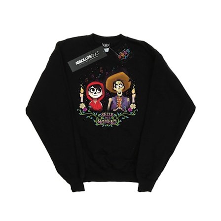 Disney Boys Coco Miguel Och Hector Sweatshirt 7-8 År Svart