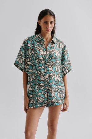 Malina - Gia Shirt - XS - Ocean Corals