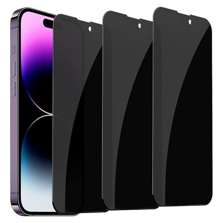 3-PACK Sekretess Skärmskydd iPhone 14 Pro Privacy
