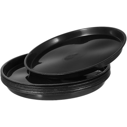 10 stk. Plantefat Utendørs Blomsterpotte Dreneringsbrett Plantefat Runde Hagefat Dryppbrett