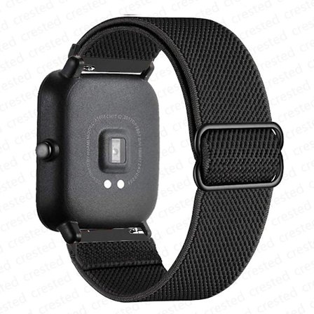 20 mm/22 mm bånd for Amazfit Gts 4//2/2e/3/gts2 Mini/gtr 4/3/pro/gtr2/47 mm/stratos Nylon elastisk klokkearmbånd Amazfit bipsrem