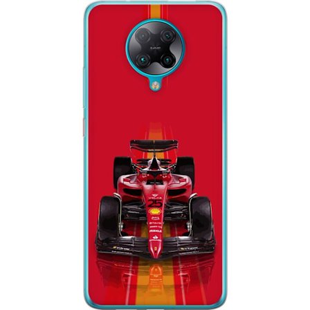 Yhteensopiva Puhelinkuori Xiaomi Xiaomi Poco F2 Pro Ferrari Formula 1 -auto ikonisessa punaisessa muotoilussa urheilullisella tarkkuudella