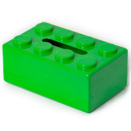 Kreativ Byggkloss Pappershållare Vattentät ABS Väggmonterad