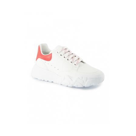 Alexander McQueen, Court Low-Top Sneakers Wit, Dames, Maat:37 1/2 EU