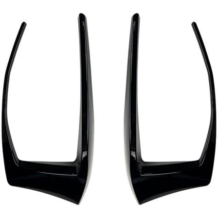 Til -Golf 7 MK7 GTD 2012-2015 Bagkofanger Splitter Canard Tåge Lys Side Vent Trim Cover Blank Sort