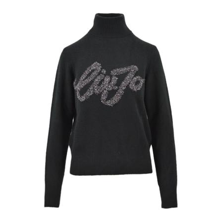 Liu Jo, Turtlenecks Czarny, Kobieta, Rozmiar: S