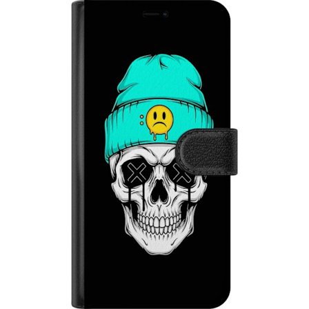 Kompatibelt Plånboksfodral till Xiaomi Xiaomi 15 Pro dödskalle med mössa