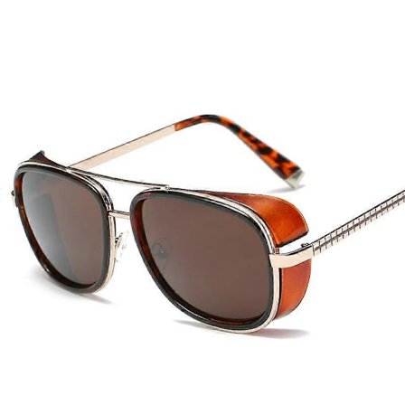Iron Man 3 Matsuda TONY Stark Solglasögon Herr Rossi Coating Retro Vintage Designer Solglasögon Oculos Masculino Gafas del UV400
