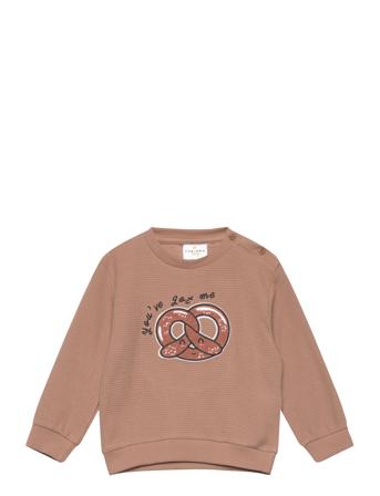 Tnshilmo Waffle Sweatshirt Beige The New