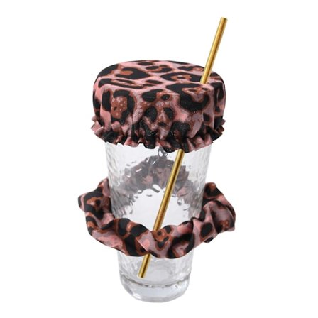 Drikkedæks-Scrunchie - Den Genanvendelige Drikkevare-Spikning Forebyggelses-Scrunchie Som Set I Shark Tank Til Kvinder