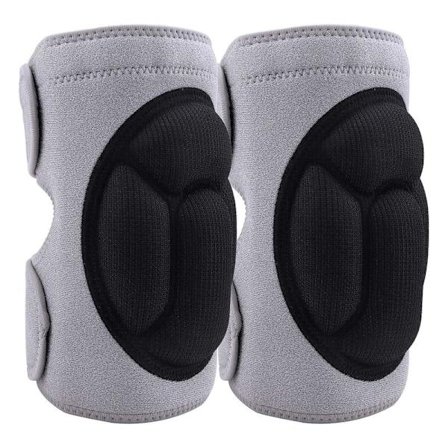 Knäskydd för arbete, grå skyddande trädgårdsknäskydd halkfria - L