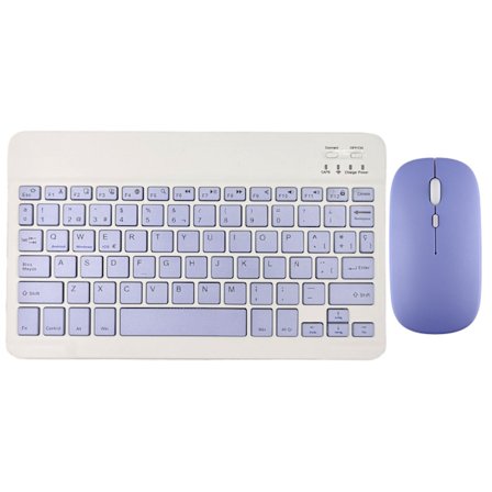 Trådlöst tangentbord och mus för iPad Air 5, 4 Pro, 11, Bluetooth, spanska, engelska, Android, iOS, Windows, telefon, surfplatta