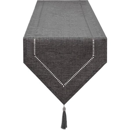 IC Grå Linløper 32 x 180 cm, Høy kvalitet bordløper, enkel bordløper, moderne, lett å vedlikeholde for spisebord