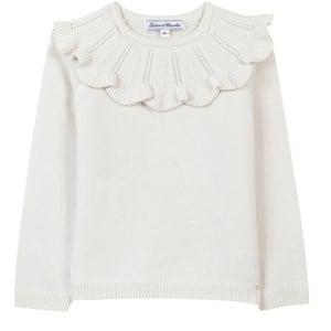 Tartine et Chocolat White Knit Sweater 14 Years - Jumpers and knitwear - 14 years - White - Mädchen
