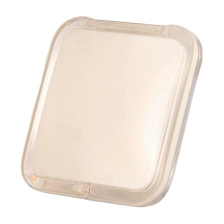 Dobbeltsidet Rejse Makeup Spejl med 15x Forstørrelse Foldbart Design Casual Kosmetik Spejl til Kontorbrug Hvid