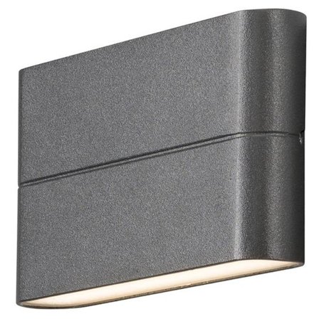 Konstsmide Chieri Seinävalaisin 2x6 W, LED, antrasiitti, Valaistus