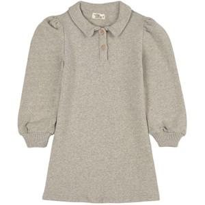 My Little Cozmo Light Gray Knit Dress - Dresses - 8 years - Grey