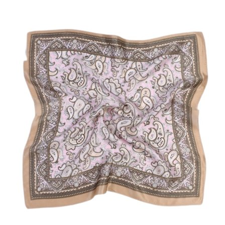 AVEKI Silkefølelse Hodeskjerf Mote Sateng Hårskjerf Kvadratiske Skjerf for Kvinner Gaver 20,8×20,8 tommer, SR32